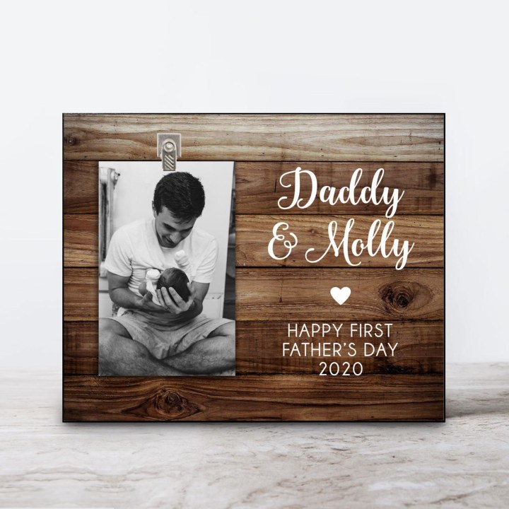 Happy First Father&#039;s Day Frame