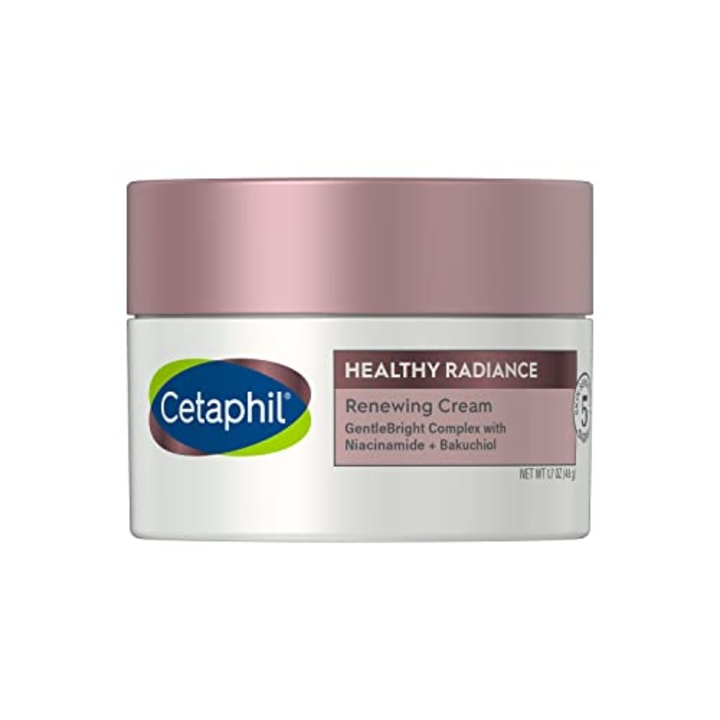 Face Cream by Cetaphil, Healthy Radiance Renewing Cream, Visbily Reduces Look of Dark Spots, Brightening Lotion, Designed for Sensitive Skin, Hypoallergenic, Fragrance Free, 1.7oz