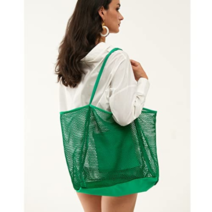 Hoxis Mesh Beach Tote
