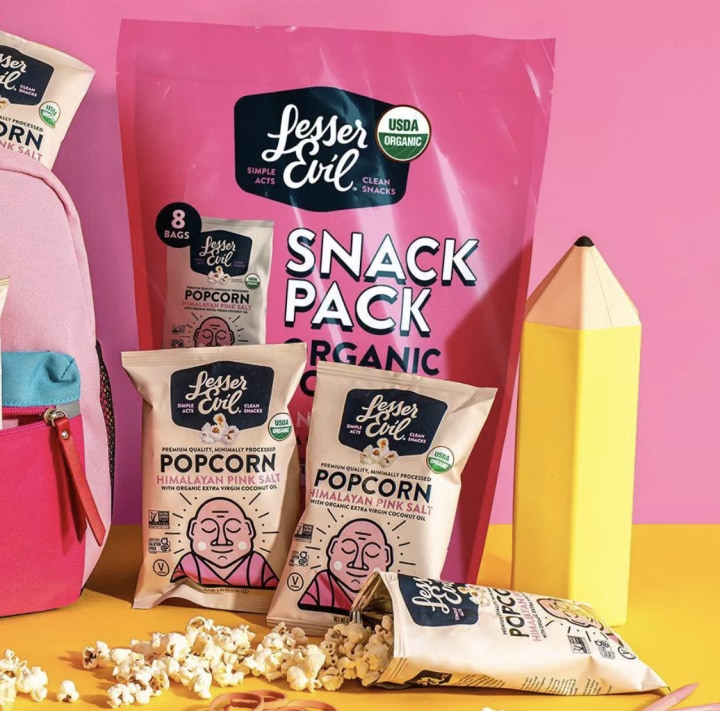 Himalayan Pink Salt Popcorn Snack Pack