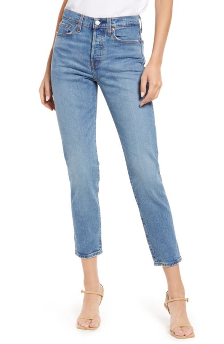 levi&#039;s Wedgie Icon Fit High Waist Straight Leg Jeans in These Dreams at Nordstrom, Size 29