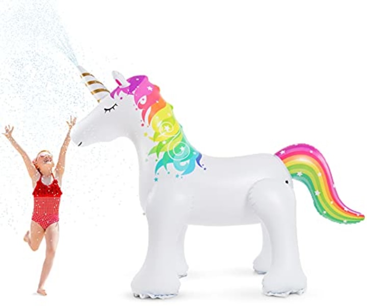 Jasonwell Inflatable Unicorn Sprinkler