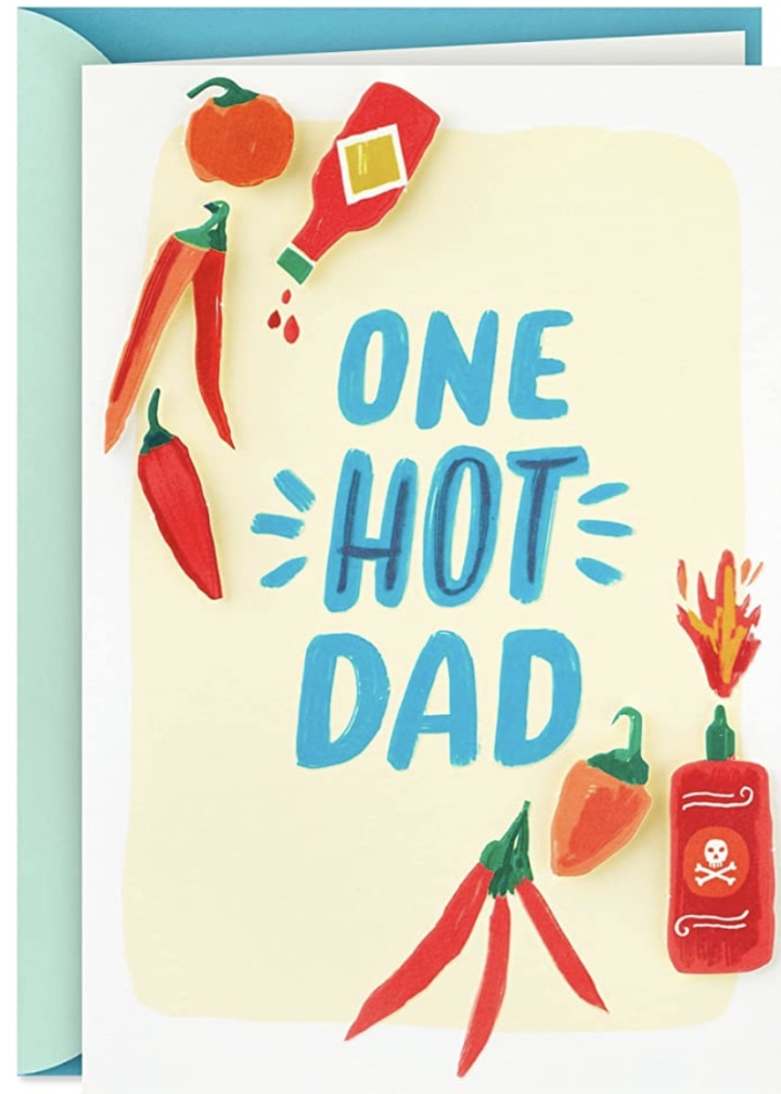 One Hot Dad Card