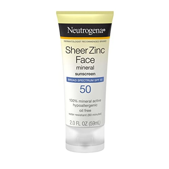 Neutrogena Sheer Dry-Touch Mineral Face Sunscreen SPF 50