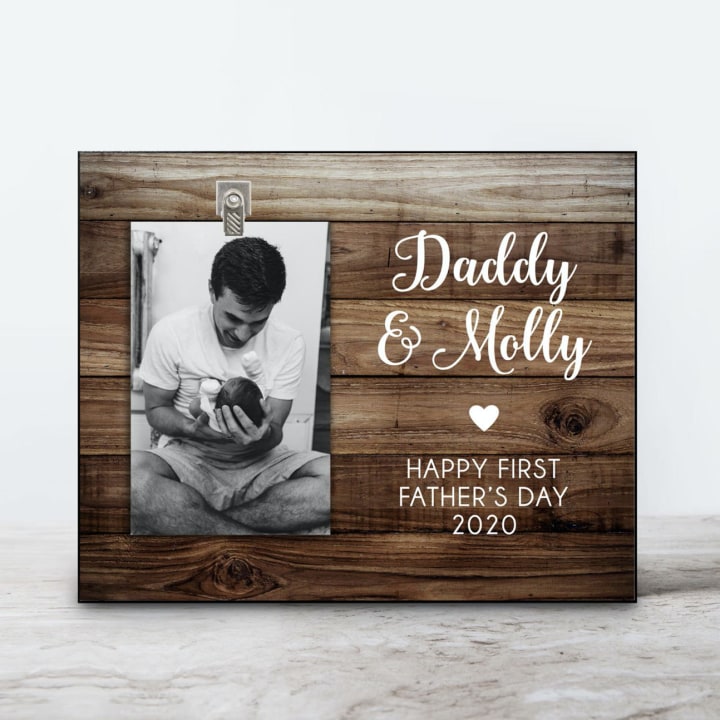 Happy First Father's Day Frame