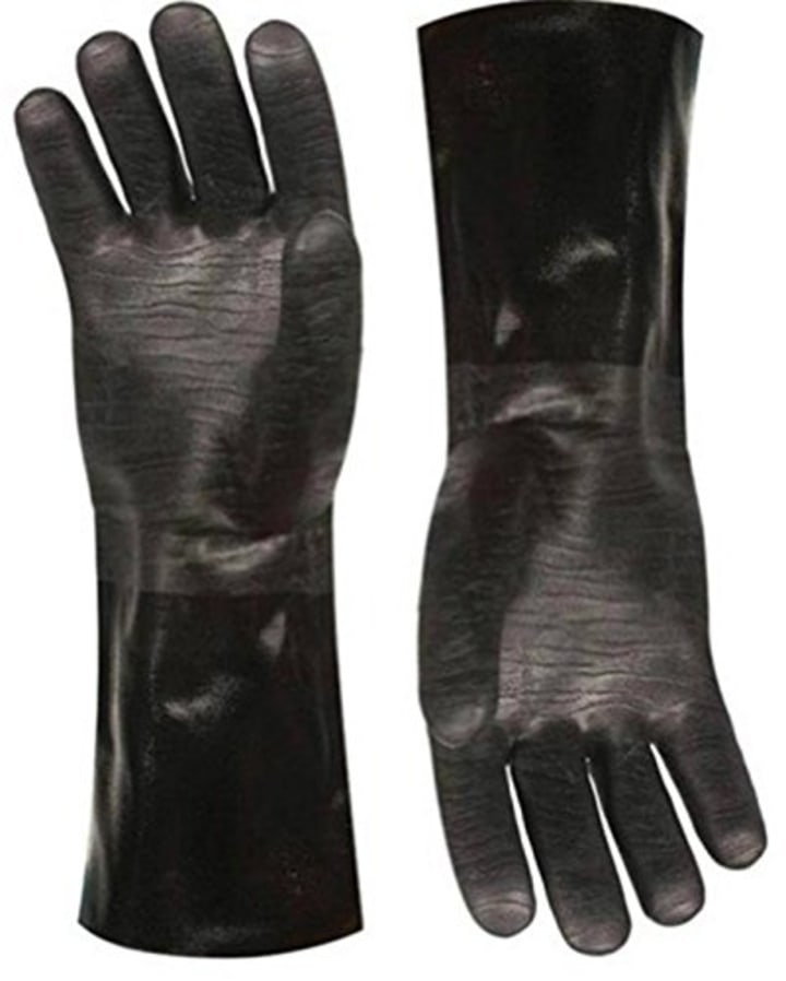 Artisan Griller Insulated BBQ Heat - Resistant BBQ,Smoker, Grill, Fryer, Brewing, Cooking Gloves. Great for Barbecue/Frying/Grilling - Waterproof, Fire&amp;Oil Resistant Neoprene-1 Pair Size 9/LG-14\"