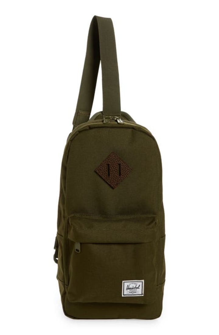 Herschel Supply Co. Heritage Sling Pack in Ivy Green/Chicory Coffee at Nordstrom