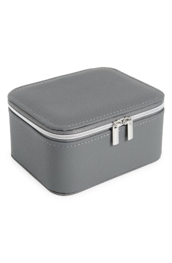 Nordstrom Square Travel Watch Box in Grey at Nordstrom