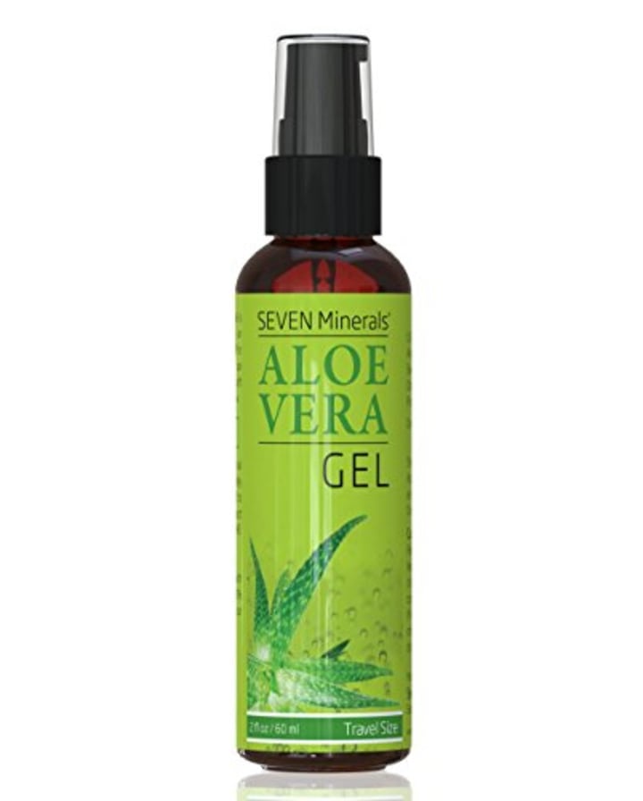 Travel Size Organic Aloe Vera Gel from freshly cut 100% Pure Aloe - 2 Fl Oz - HighestQuality, Texas grown, Vegan, Unscented - For Face, Skin, Hair, Sunburn relief (2 Fl Oz)