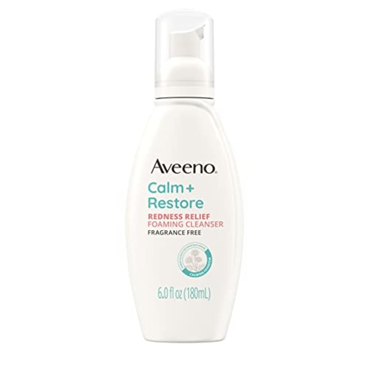 Unscented Aveeno Ultra-Calming Foaming Cleanser For Sensitive Skin - 6 fl oz