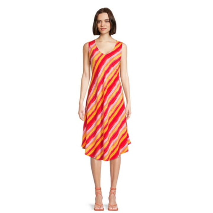 The Pioneer Woman Split Neck Dress, Women's