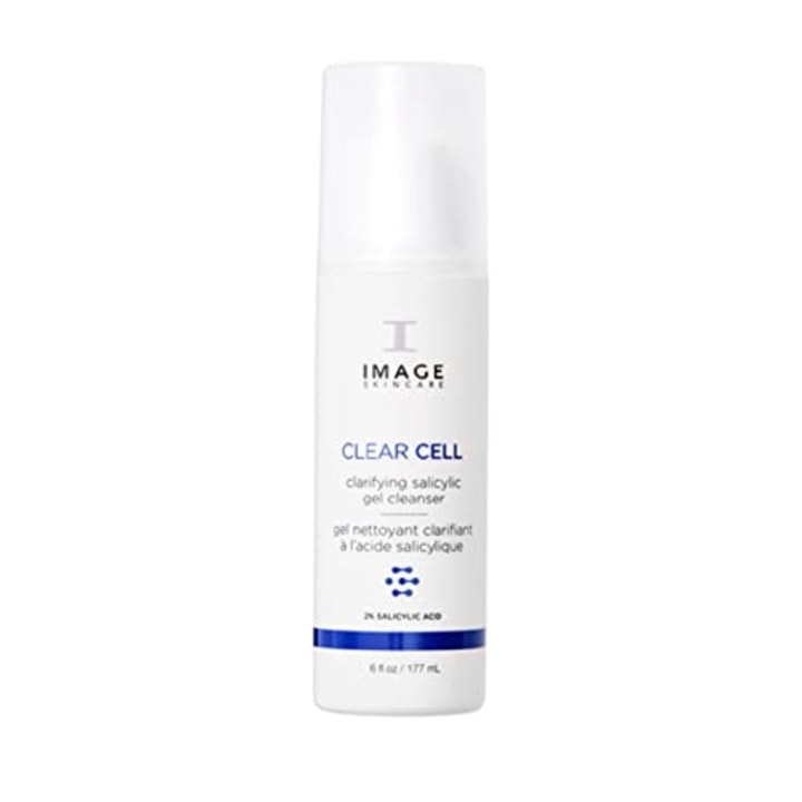 IMAGE Skincare, CLEAR CELL Salicylic Gel Cleanser, Gentle Foaming Face Wash Removes Excess Oil and Shine for Oily Prone Skin, 6 oz