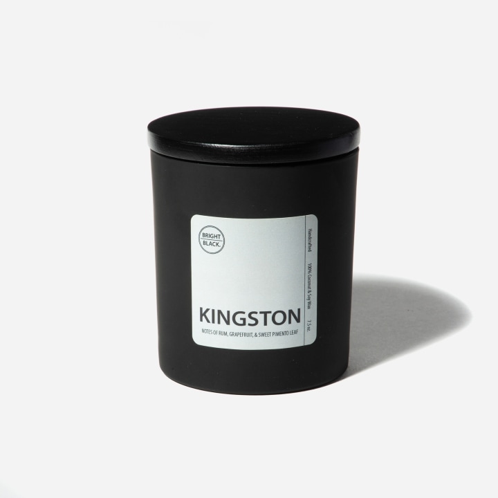 Bright Black(TM) Kingston candle