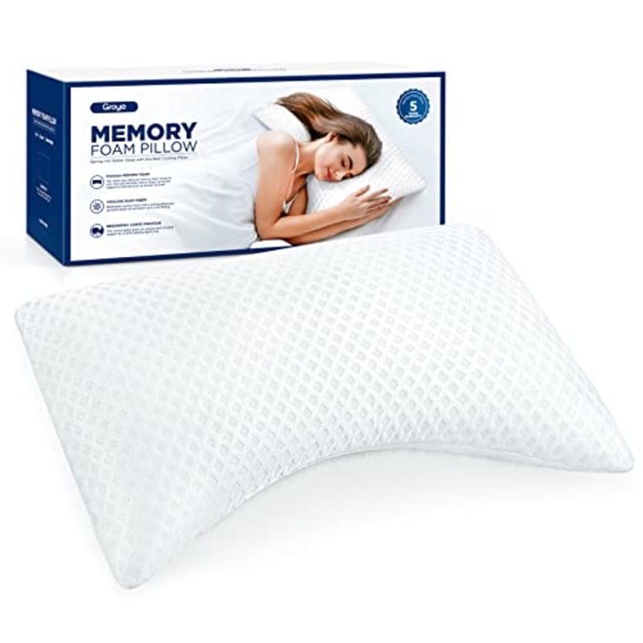 Slow Rebound Memory Foam Leg Pillow, Pregnancy Side Sleeping Leg Rest  Cushion, Heart-shaped Leg Support