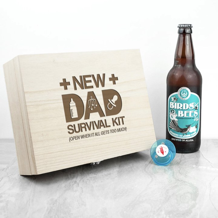 Personalized New Dad Survival Kit