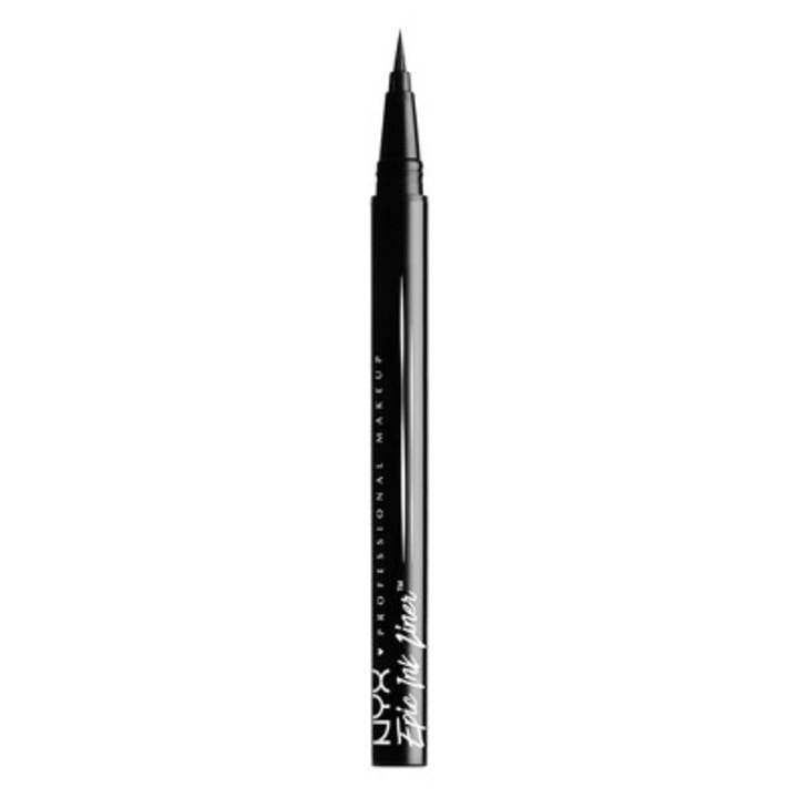 NYX Professional Makeup Epic Ink Waterproof Eyeliner - Vegan Formula - Black - 0.03 fl oz