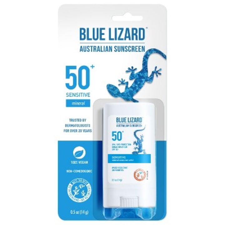 Blue Lizard Sensitive Mineral Sunscreen Stick - SPF 50+ - 0.5 oz