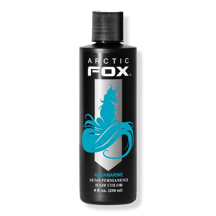 ARCTIC FOX Vegan and Cruelty-Free Semi-Permanent Hair Color Dye (4 Fl Oz, AQUAMARINE)