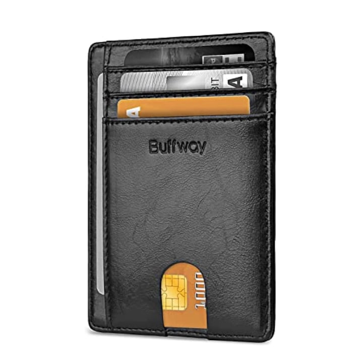 Buffway Slim Leather Wallet