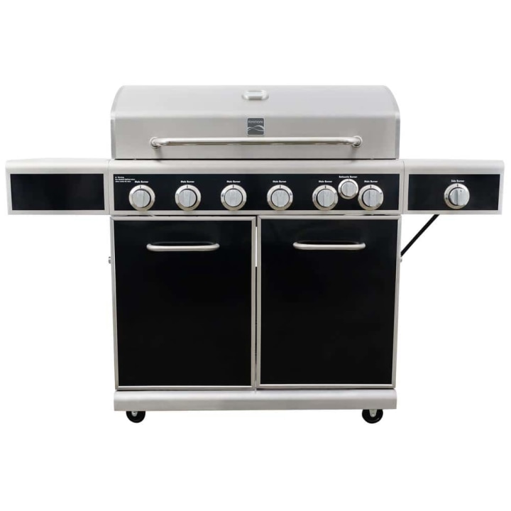 Kenmore Black and Stainless Steel 6-Burner Liquid Propane Gas Grill