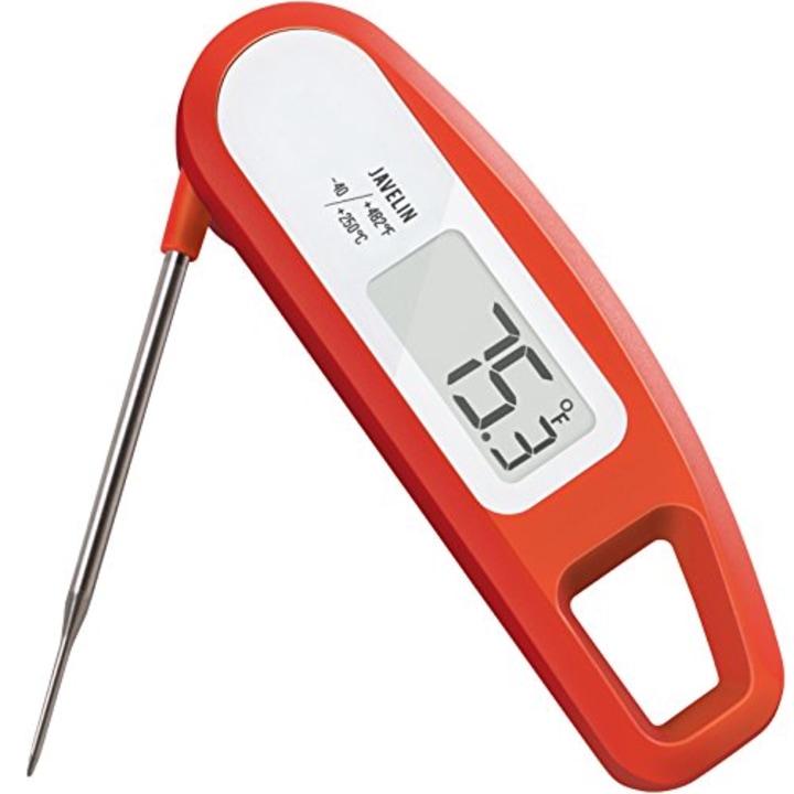 Lavatools PT12 Javelin Digital Instant Read Meat Thermometer for Kitchen, Food Cooking, Grill, BBQ, Smoker, Candy, Home Brewing, Coffee, and Oil Deep Frying (Chipotle)