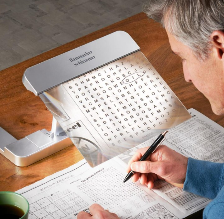 The Full Page Illuminated Desktop Magnifier