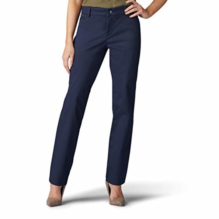 Lee Wrinkle Free Relaxed Fit Straight Leg Pant