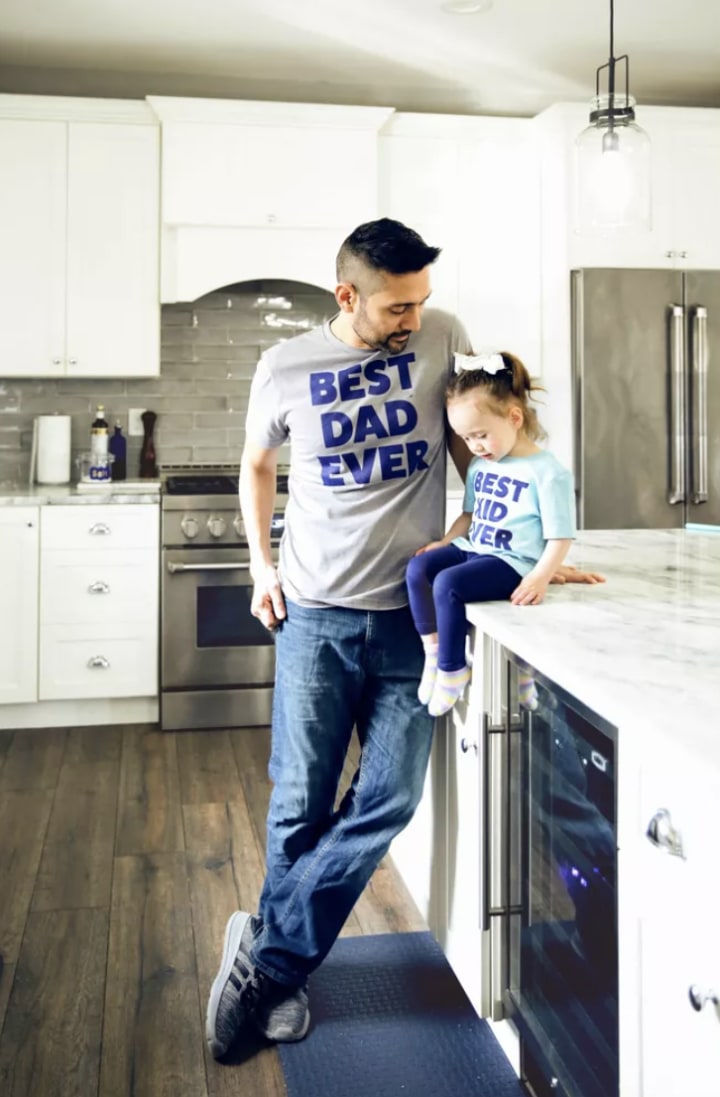 Best Dad Ever Short Sleeve Graphic T-Shirt