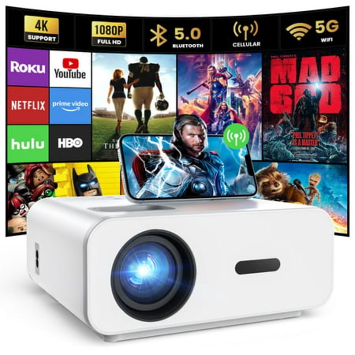 AUOSHI Projector with WiFi
