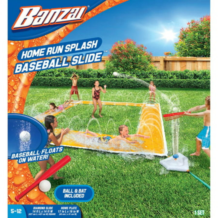 Banzai Home Run Splash Baseball Water Slide