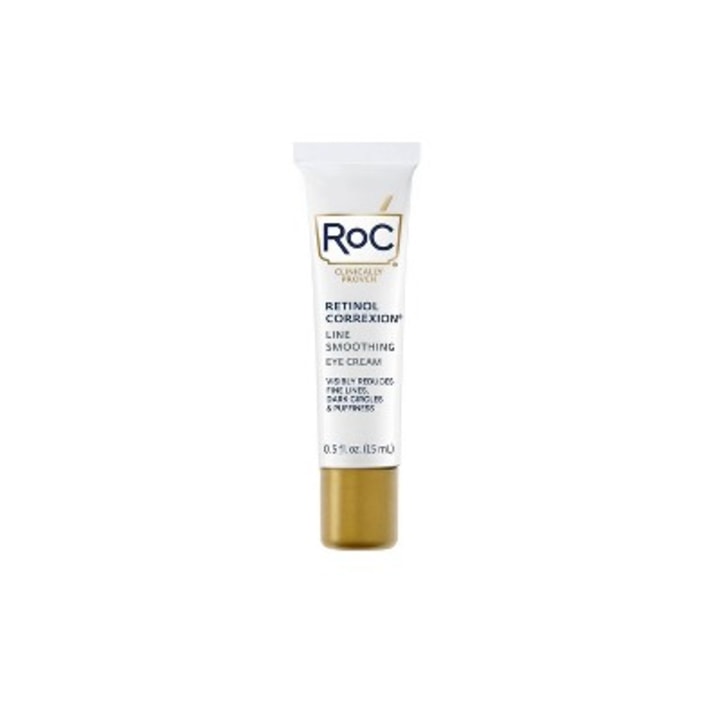 RoC Retinol Correxion Line Smoothing Anti-Aging Wrinkle Eye Cream for Dark Circles &amp; Puffy Eyes - 0.5 fl oz
