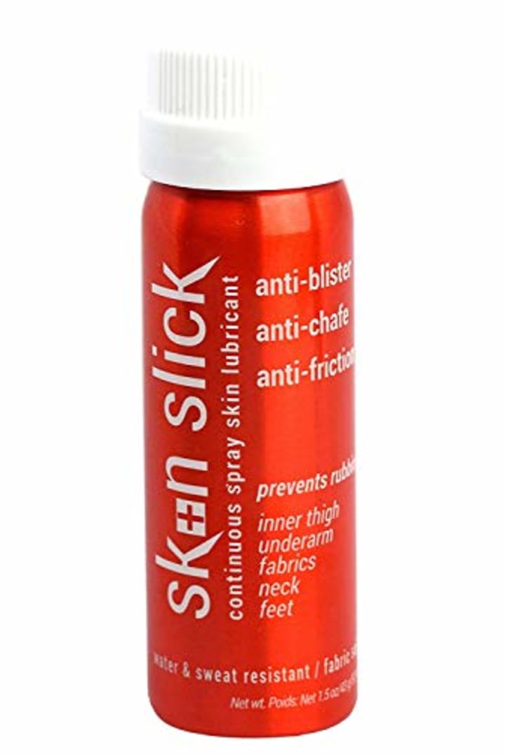 SKIN SLICK Anti-Chafe Continuous Spray Skin Lubricant Body Friction Protection