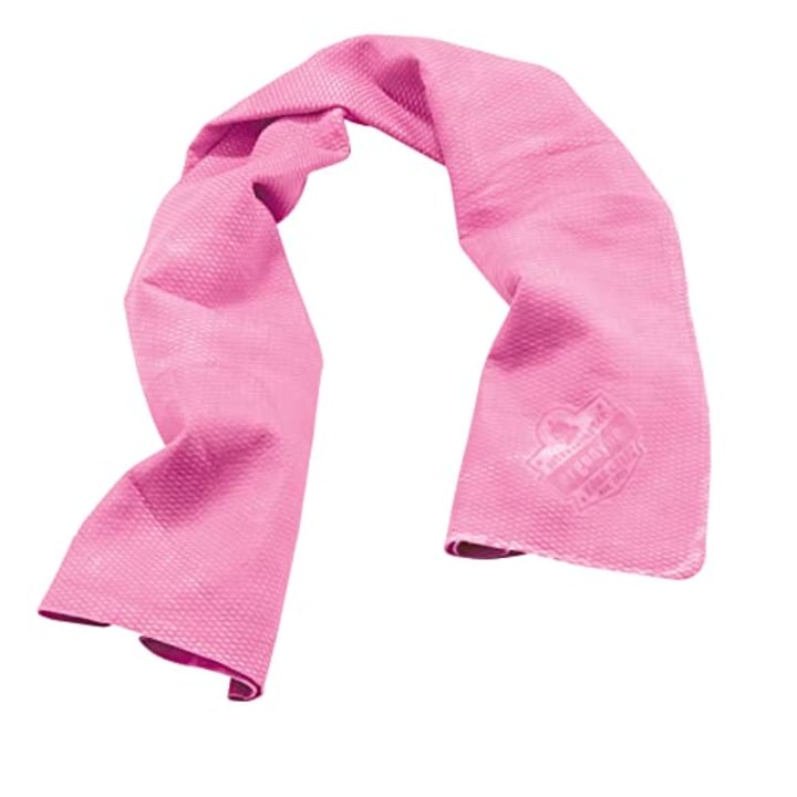Ergodyne Chill Its 6602 Cooling Towel, Long Lasting Cooling Relief, Pink
