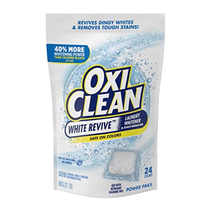 OxiClean White Revive Laundry Whitener &amp; Stain Remover Power Paks, 24 Count