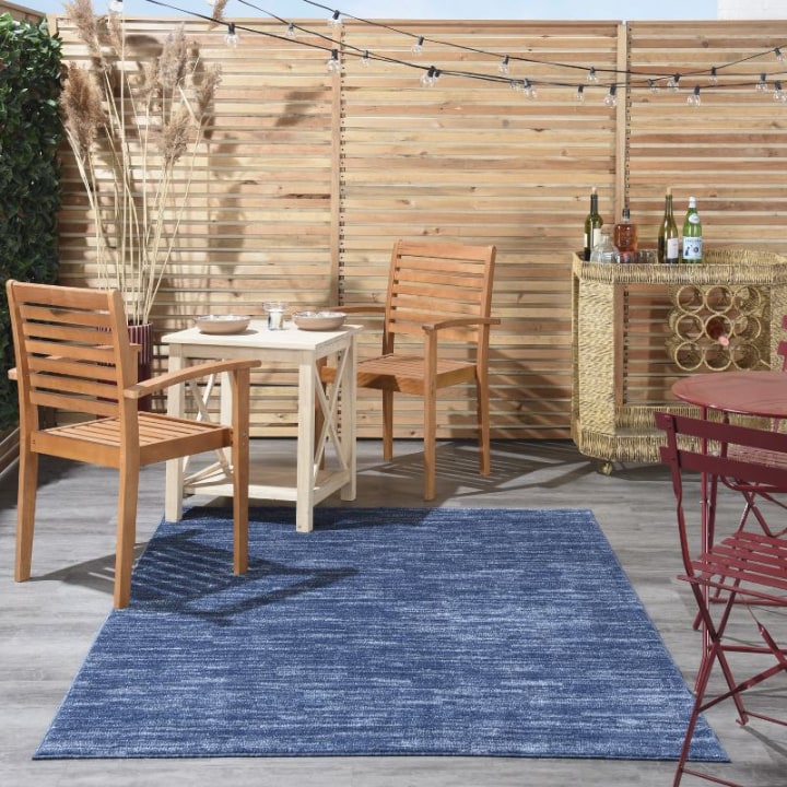 Nourison Essentials Solid Indoor/Outdoor Area Rug