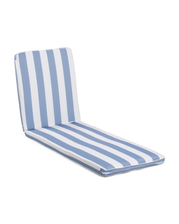Outdoor Cabana Stripe Chaise Lounger