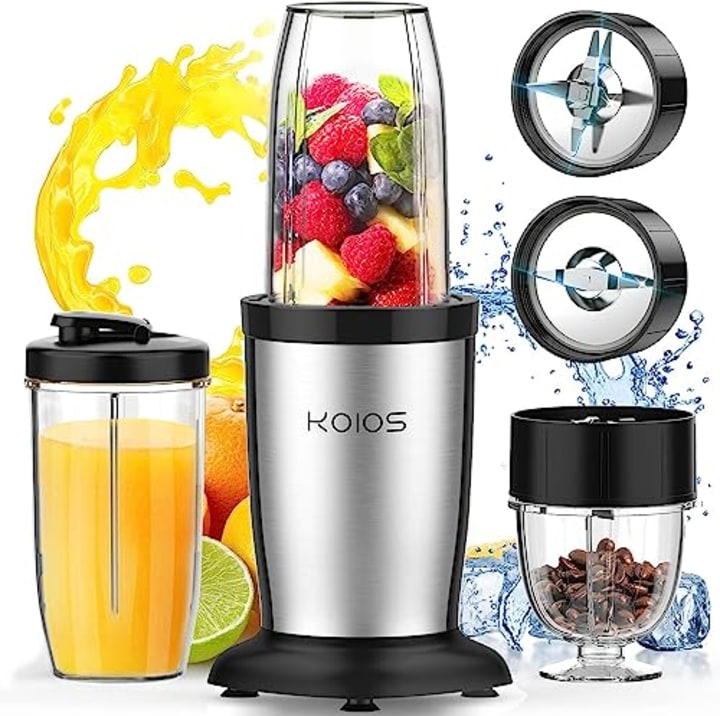 KOIOS 900W Bullet Personal Blender for Shakes and Smoothies,
