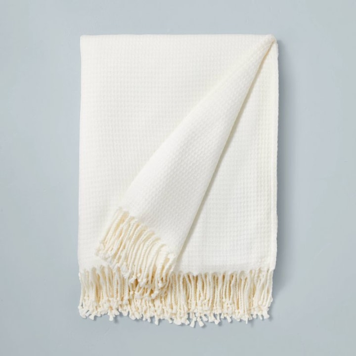 Solid Texture Woven Throw Blanket - Hearth &amp; Hand(TM) with Magnolia
