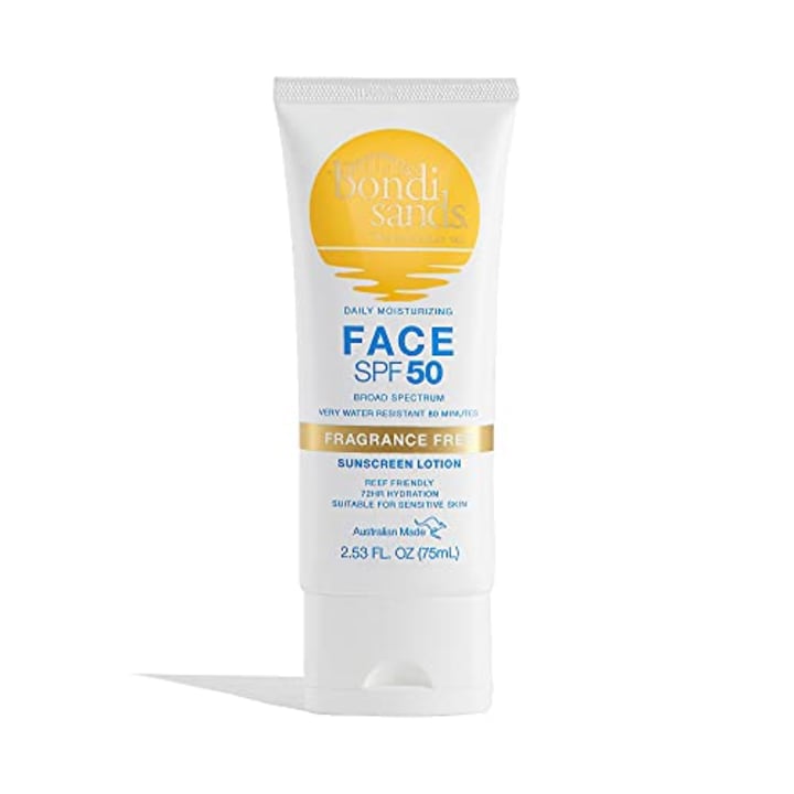 Bondi Sands SPF 50 Fragrance Free Face Sunscreen Lotion