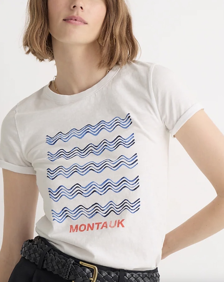 Classic-fit Montauk graphic T-shirt