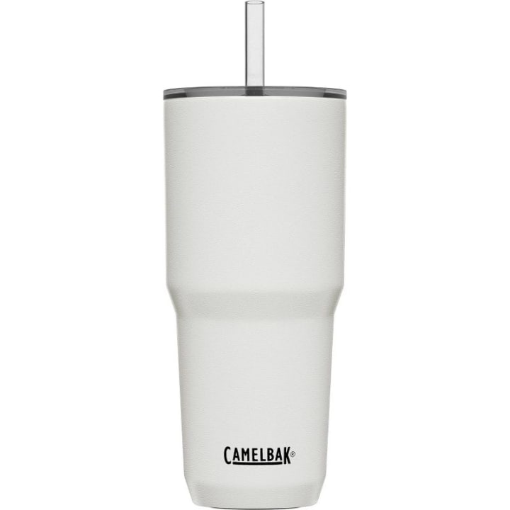 30-Ounce Vacuum Insulated Stainless Steel Straw Tumbler