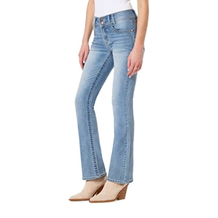 Women&#039;s Bootcut Mid-Rise Stretch Jeans