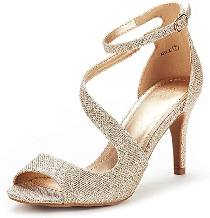 NILE Fashion Stilettos Open Toe Pump