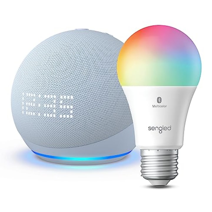 Echo Dot and Sengled Bluetooth Color Bulb Set