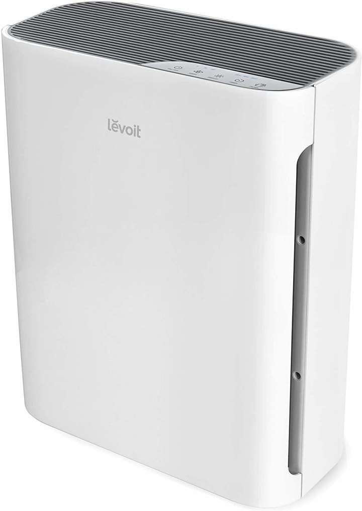 LEVOIT Air Purifiers for Home Large Room Bedroom Up to 1110 Ft? with Air Quality and Light Sensors, Smart WiFi, Washable Filters, H13 True HEPA Filter Removes 99.97% of Allergy, Pet Hair, Vital100S