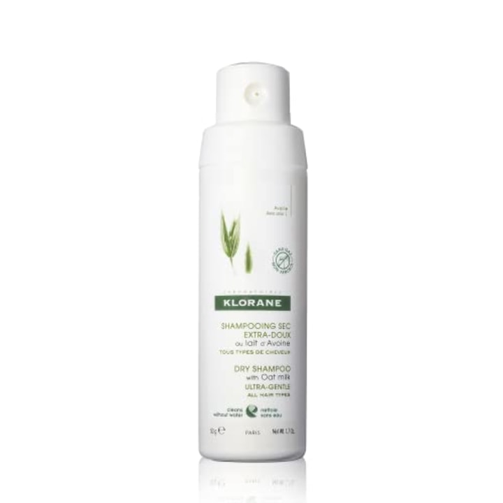 Klorane - Dry Shampoo Powder With Oat Milk - Eco Friendly Non-Aerosol Formula - Gentle Formula Instantly Revives Hair - Paraben &amp; Sulfate-Free - 1.7 fl. oz.