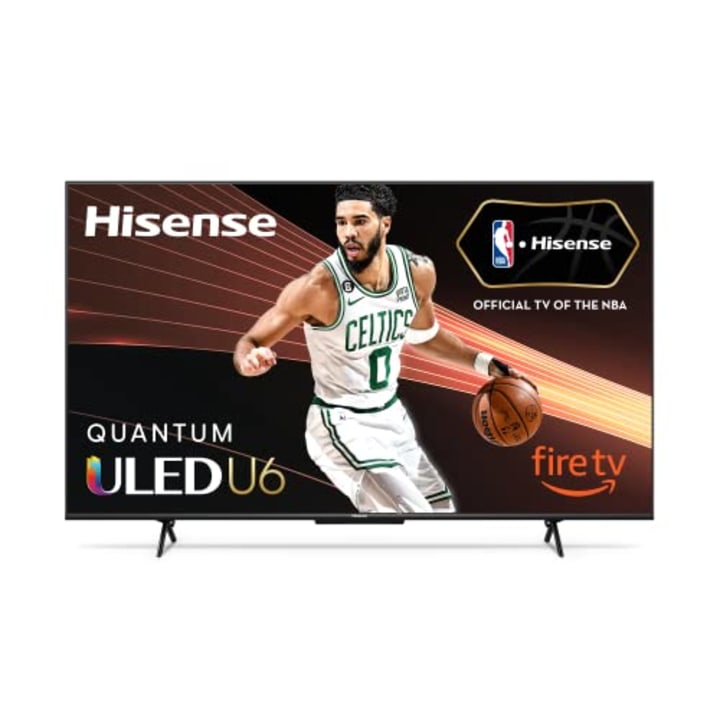 Hisense 50-inch ULED U6HF Series Quantum Dot QLED 4K UHD Smart Fire TV (50U6HF), Black