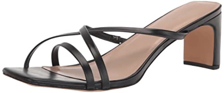 The Drop Women&#039;s Amelie Strappy Square Toe Heeled Sandal