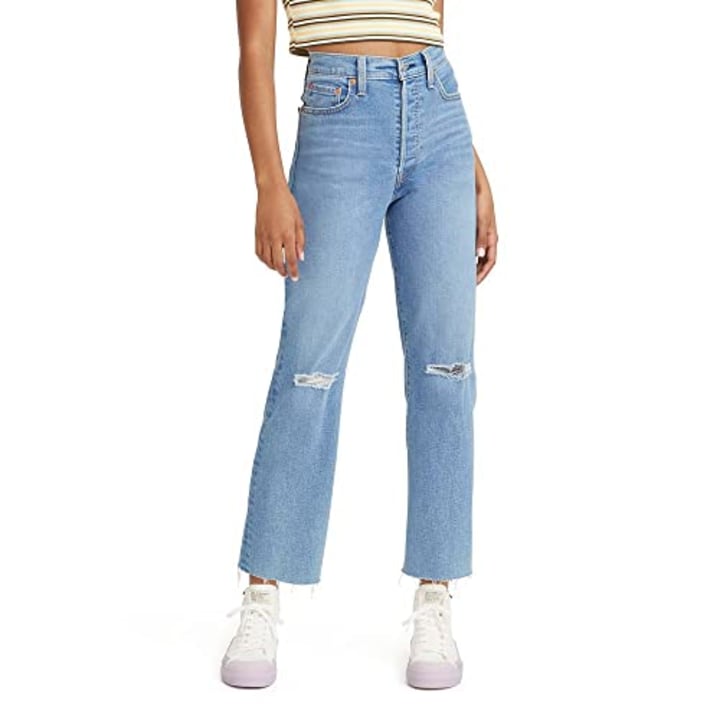 Women&#039;s Ribcage Straight Ankle Jeans