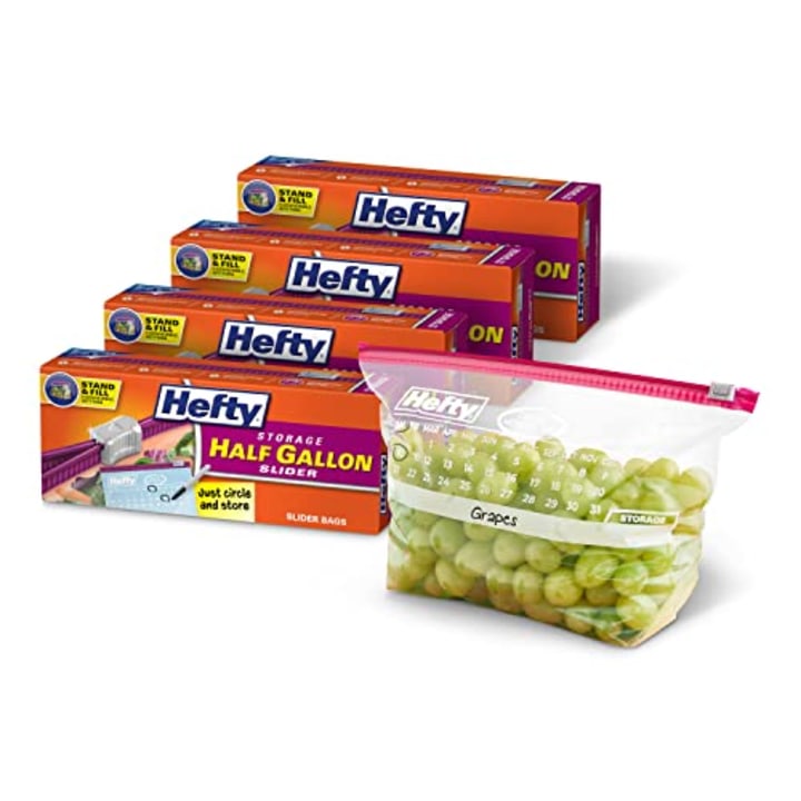 Hefty Slider Food Storage Bags, Gallon Size, 42 Count - Walmart.com